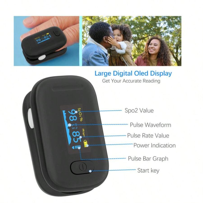 Save 50% - Household Finger Pulse Oximeter