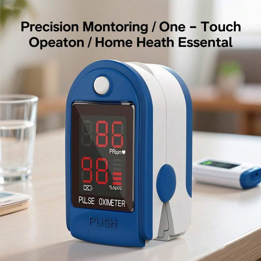 Deal Hot🔥Fingertip Pulse Oximeter – Portable SpO2 &amp; O2 Monitor