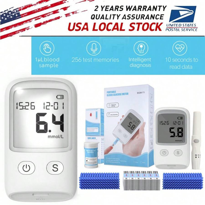 Sale OFF🔥Blood Glucose Meter Diabetes Test Kit