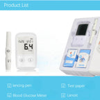 Big Sale 50%🌟Glucose Monitor Kit – LCD Display, 25 Test Strips & 25 Lancets Included