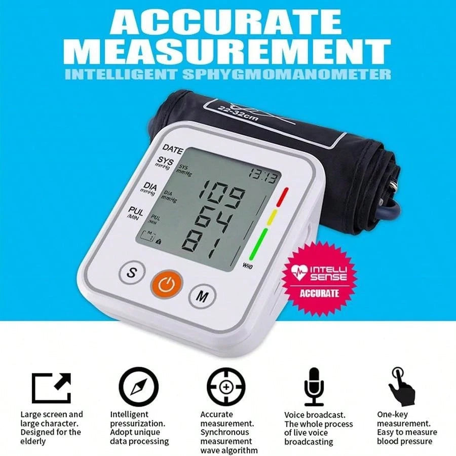 SALE OFF 50% - Digital Arm Blood Pressure Monitor Easy Home