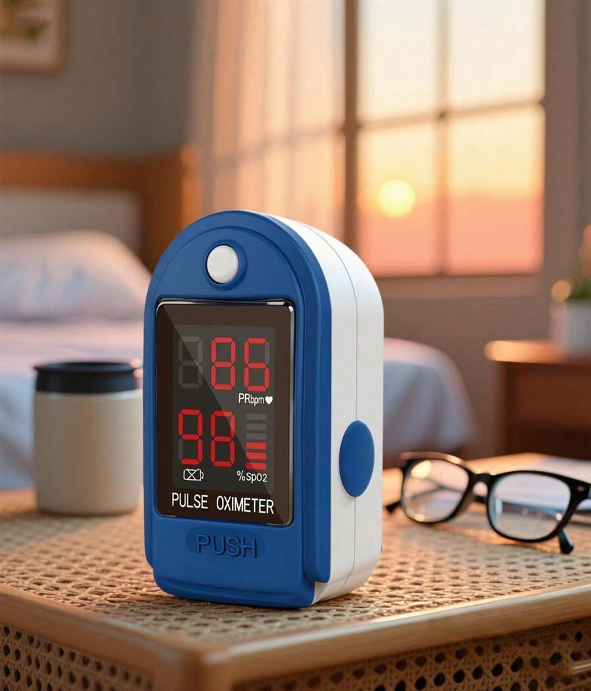 Deal Hot🔥Fingertip Pulse Oximeter – Portable SpO2 &amp; O2 Monitor