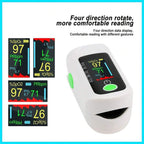 OFF 50% - Finger Pulse Oximeter Fast SpO2 & Heart Rate Monitor with Display