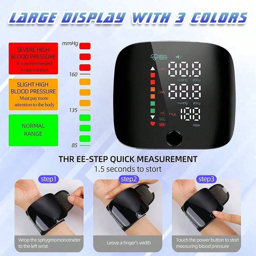 Hot🔥 Sale 50% - Professional Wrist BP Monitor