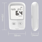 Big Sale 50%🌟Glucose Monitor Kit – LCD Display, 25 Test Strips & 25 Lancets Included